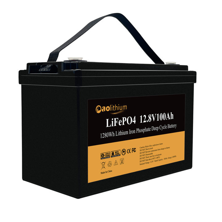 Aolithium 12V 100AH LiFePO4 Lithium-Batterie