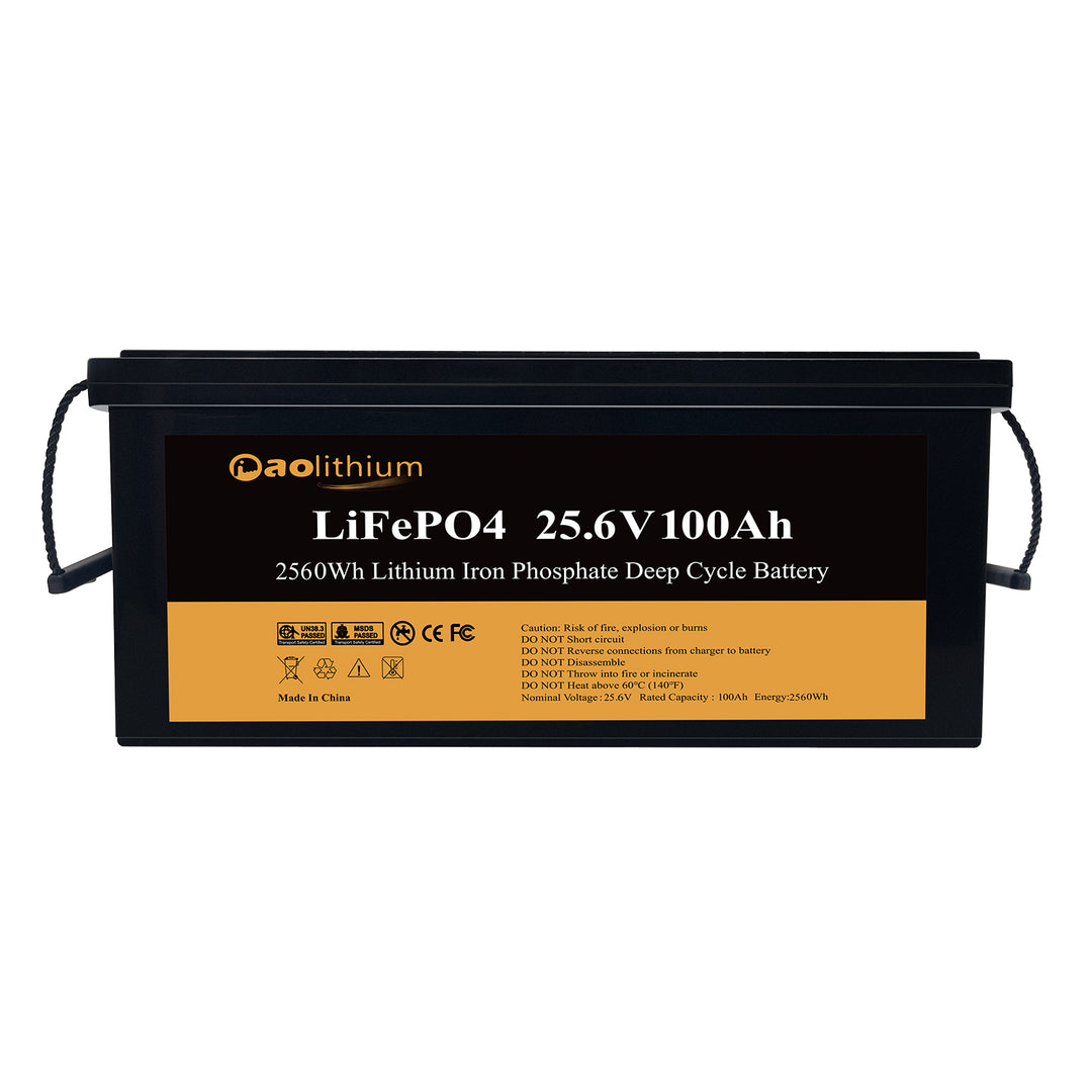 AOLITHIUM 24V 100AH LiFePO4 Lithium-Batterie