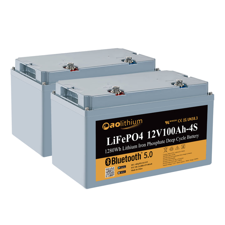 12V100Ah-4S Lithium-LiFePO4-Batterie